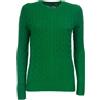 POLO RALPH LAUREN MAGLIA LANA E CASHMERE POLO RALPH LAUREN 020 VERDE Donna