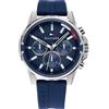 Tommy Hilfiger Orologio Multifunzione Analogico al Quarzo da Uomo con Cinturino in Acciaio Inossidabile o in Silicone