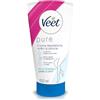 Veet Silk & Fresh Technology Crema Depilatoria Sotto la Doccia per Pelli Sensibili - 150 ml