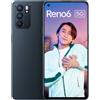 OPPO RENO 6 STELLAR BLACK 128GB ROM + 8GB RAM NERO 6,43"5G DUAL SIM GARANZIA ITA