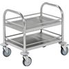 Kongamek Carrello in acciaio inox piccolo con freno 530x375x550 Kongamek KM60357-MINI