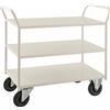 Kongamek Carrello robusto in lamiera 3 ripiani Bianco - KM4169 Kongamek