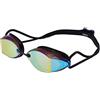 TYR Racing Goggle Mirrored, Occhialino specchiato da Competizione Tracer X Unisex-Adult, Gold Black, Taglia unica
