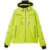 CMP (TG. 50) CMP Giacca da Sci In Softshell da Uomo Con Cappuccio Removibile, Verde