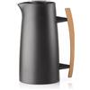 Guzzini Termos Caraffa Termica Riviera Thermos caldo Freddo Tavola 1 Litro Plastica legno Nero 12560010