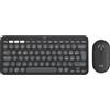 Logitech Pebble 2 Combo tastiera Mouse incluso RF senza fili + Bluetooth QWERTY Italiano Grafite