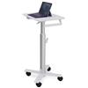 Ergotron StyleView S-Tablet Cart, SV10 Alluminio, Bianco Carrello multimediale