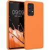 kwmobile Custodia Compatibile con Samsung Galaxy A53 5G Cover - Back Case per Smartphone in Silicone TPU - Protezione Gommata - arancia fruttata
