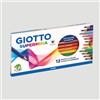 Giotto Confezione Matite Colorate Giotto Supermina, 12 colori