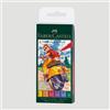 Faber-Castell Set Penne Pitt Artist Pen Brush Faber-Castell, 6 Colori Colour Wheel