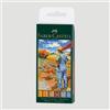Faber-Castell Set Penne Pitt Artist Pen Brush Faber-Castell, 6 Colori Secchi