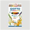 Giotto Confezione Matite Colorate Giotto Stilnovo Maxi, 12 colori
