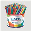 Giotto Barattolo 96 Pennarelli Punta Fine Giotto Turbo Color