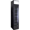 Vetrina Verticale Slim Frigo Bibite Positiva Statica Colore Nero - Tn 162 Litri - Temp. +0°c/+10°c - Dim. Cm. L39xp48xh188