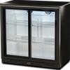 Espositore Bibite Sotto Banco Positivo Statico - Self Bar 2 - Capacità 175lt - Temp. +2°+10°c - Dim. Cm L 90 X P 50 X H 90