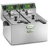 Friggitrice Elettrica Da Banco Doppia Sr 4+4 Litri