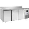 Tavolo Frigo Congelatore Negativo Ventilato 3 Porte Con Alzatina Gn1/1 Bt - Temp. -22°c/-17°c Dim. Cm 179,5x70x85h