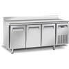 Tavolo Frigo Refrigerato Positivo 3 Porte Con Alzatina Gn1/1 - Tn - Temp. -2°c /+8°c Dim. Cm 180x70x95h