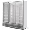 Armadio Frigo Vetrina Murale Congelatore Negativo 3 Porte Vetro Nofrost - Bt 1450 Litri - Temp. -18°c /-22°c Dim. Cm. L188x76x199,7