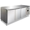 Tavolo Frigo Refrigerato Positivo Pasticceria 3 Porte - Pxf 3100 Tn - Temp. +2°c/+8°c Dim. Cm 202x80x86h