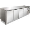 Tavolo Frigo Refrigerato Positivo 4 Porte - Snack 4100 Tnf - Temp. -2°c/+8°c Dim. Cm 223x60x86h