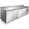 Tavolo Frigo Refrigerato Positivo 4 Porte Con Alzatina - Cxf 4200 Tn - Temp. -2°c/+8°c Dim. Cm 223x70x96h