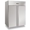 Armadio Frigo Congelatore Negativo Ventilato In Acciaio Inox 2 Porte - Bt 1500 Litri - Temp. -22°c/-18°c - Dim. Cm. l148xp83xh201