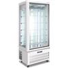 Vetrina Verticale Frigo Congelatore Per Gelateria E Pasticceria Bt Negativa Ventilata - Victoria 85 Nfn Black/white - 4 Lati Vetro Nofrost - Temp. -18°c/-21°c - Dim. Cm. L85xp65xh195