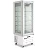 Vetrina Verticale Frigo Congelatore Per Gelateria E Pasticceria Bt Negativa Ventilata - Victoria 65 Nfn Black/white - 4 Lati Vetro Nofrost - Tem. -18°c/-21°c - Dim. Cm. L65xp65xh195