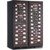 Cantinetta - Vetrina Frigo Vini Ventilata 2 Porte 3 Temperature 244 Bottiglie - Dim. Cm. L121xp70xh180