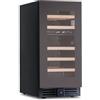 Cantinetta - Vetrina Frigo Vini Ventilata 2 Temp. 28 Bottiglie - Tn 86 Litri - Temp.+2°c/+12°c |+12°c/+20°c- Dim. Cm. L38xp57,8xh82