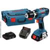 BOSCH Avvitatore gsb 18 2 li bosch 2 batterie box