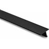 ARCANSAS Profili in alluminio a T nero spazzolato - mm.900x14x9