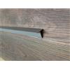 ARCANSAS S.R.L. Profili in alluminio anodizzato argento a T mm 25x25x1,5 - H mt.2