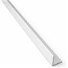 ARCANSAS S.R.L. Profili in alluminio anodizzato argento angolare a L mm 15x10x1 - da mt.1