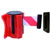 VIGOR Barriera a nastro vigor a parete corpo abs c/avvolgitore bianco/rosso mt.3