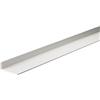 ARCANSAS S.R.L. Profili in alluminio anodizzato argento angolare a L mm 20x10x1 - da mt.2