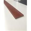 BATTISCOPA LEGNO Battiscopa di legno con piede colore mogano mm 10x70 mt 2.45