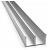 ARCANSAS S.R.L. Profili in alluminio anodizzato argento canalino doppio ad U mm 16x12x1 da mt.1