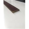 marca Battiscopa sagomato in pvc colore mogano mm 70 mt 2.45