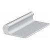 ARCANSAS S.R.L. Profili in alluminio anodizzato argento unghietta mm 22x1 - da mt.1