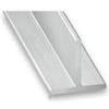 ARCANSAS S.R.L. Profili in alluminio argento brillante a T mm 15x15x1.5 da mt.2
