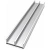 ARCANSAS S.R.L. Profili in alluminio cromato brillante canalino a U mm 10x15x1 da mt.1