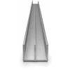 ARCANSAS S.R.L. Profili in alluminio cromato canalino a doppia U mm 20x18x1 - da mt.2