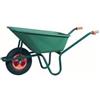VIGOR Carriole vigor vasca plastica 100lt verde ruota pneumatica