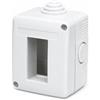 GEWISS CASSETTE FRUTTO EST.1 POSTO - GW 27 001 - MM.66X82X55