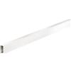 ARCANSAS S.R.L. Profili in alluminio verniciato bianco tubo rettangolare mm 20x10x1 - da mt. 1