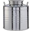 BELVIVERE Contenitore per olio lt 30 con predisposizione per il rubinetto acciaio inox 18 10 Belvivere