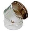 EUROPROFIL Curva acciaio inox aisi 304 45 gradi sp 0.5 diamtetro mm 250