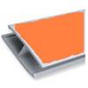 ARCANSAS S.R.L. Profili pvc faggio ad H - 1 mt.